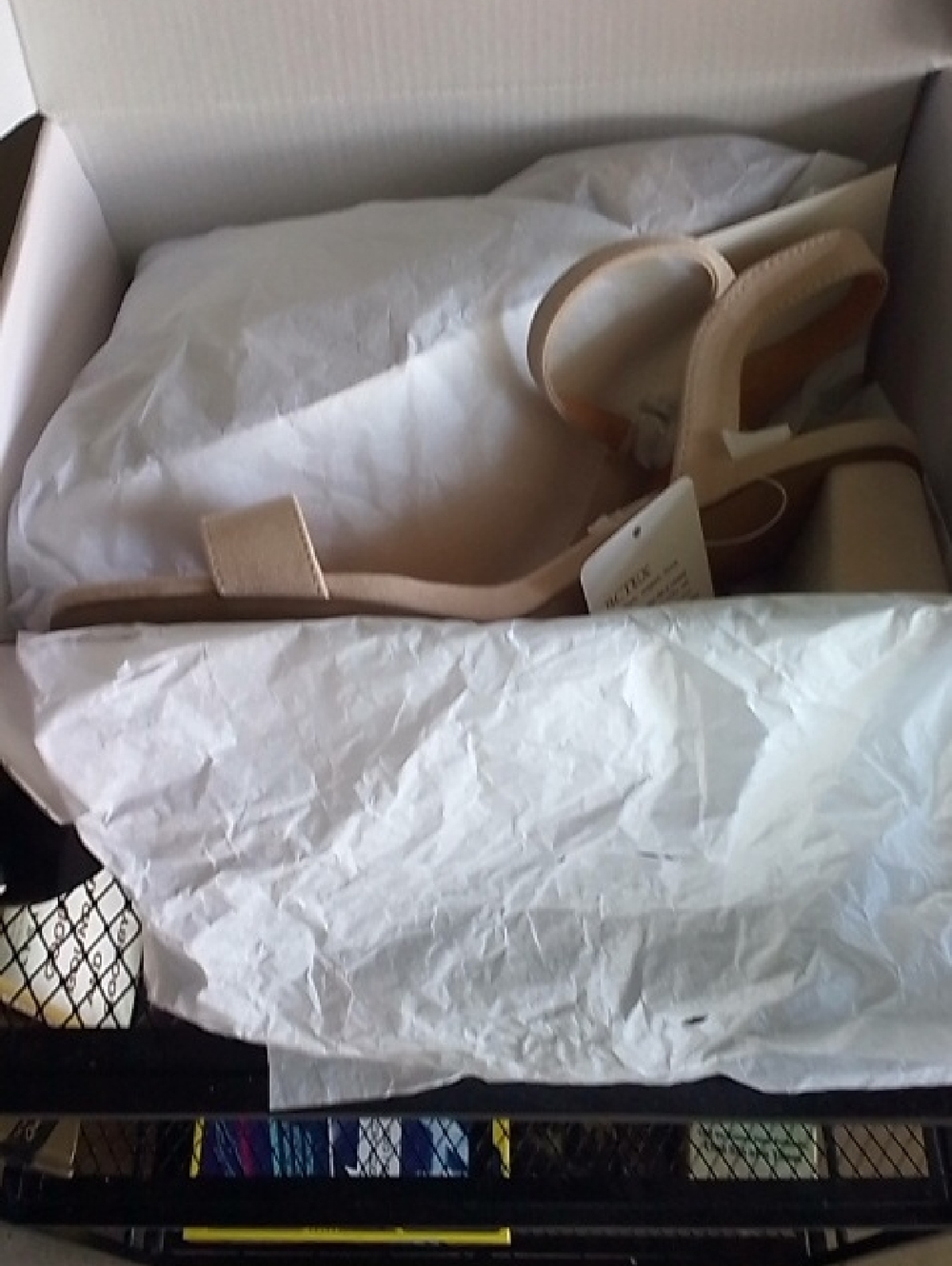 Women’s Beige Block Heel Sandals